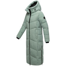 Marikoo Firella Damen Winter Steppmantel Winterjacke Parka SmokeyMint-Gr&ouml;&szlig;e XL - Gr. 42