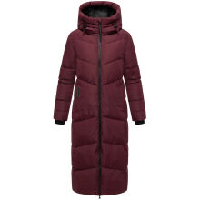 Marikoo Firella Damen Winter Steppmantel Winterjacke Parka Wine-Größe XS - Gr. 34