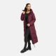 Marikoo Firella Damen Winter Steppmantel Winterjacke Parka Wine-Größe XXL - Gr. 44