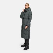 Marikoo Firella Damen Winter Steppmantel Winterjacke Parka StoneGreen-Größe L - Gr. 40
