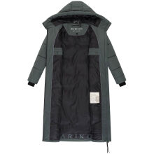 Marikoo Firella Damen Winter Steppmantel Winterjacke Parka StoneGreen-Größe L - Gr. 40