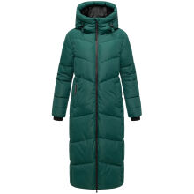 Marikoo Firella Damen Winter Steppmantel Winterjacke Parka Evergreen-Größe M - Gr. 38