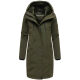 Navahoo Hageltanz Damen Winterjacke Parka DarkOlive-Größe S - Gr. 36