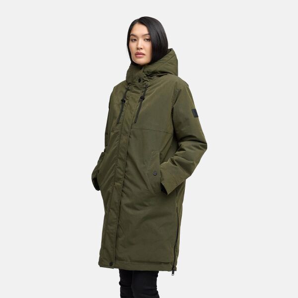 Navahoo Hageltanz Damen Winterjacke Parka DarkOlive-Größe M - Gr. 38