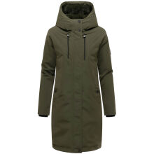 Navahoo Hageltanz Damen Winterjacke Parka DarkOlive-Gr&ouml;&szlig;e M - Gr. 38