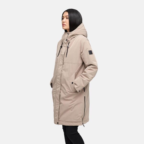 Navahoo Hageltanz Damen Winterjacke Parka TaupeGrey