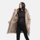 Navahoo Hageltanz Damen Winterjacke Parka TaupeGrey-Gr&ouml;&szlig;e M - Gr. 38