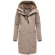 Navahoo Hageltanz Damen Winterjacke Parka TaupeGrey-Gr&ouml;&szlig;e M - Gr. 38