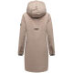 Navahoo Hageltanz Damen Winterjacke Parka TaupeGrey-Gr&ouml;&szlig;e M - Gr. 38