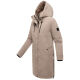 Navahoo Hageltanz Damen Winterjacke Parka TaupeGrey-Gr&ouml;&szlig;e 4XL - Gr. 48