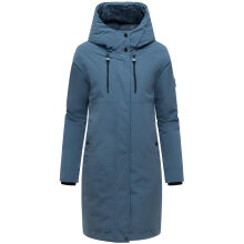 Navahoo Hageltanz Damen Winterjacke Parka DustyBlue-Gr&ouml;&szlig;e XXL - Gr. 44