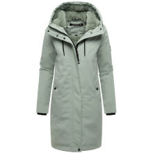 Navahoo Hageltanz Damen Winterjacke Parka SmokeyMint-Gr&ouml;&szlig;e M - Gr. 38