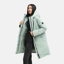 Navahoo Hageltanz Damen Winterjacke Parka SmokeyMint-Gr&ouml;&szlig;e XL - Gr. 42