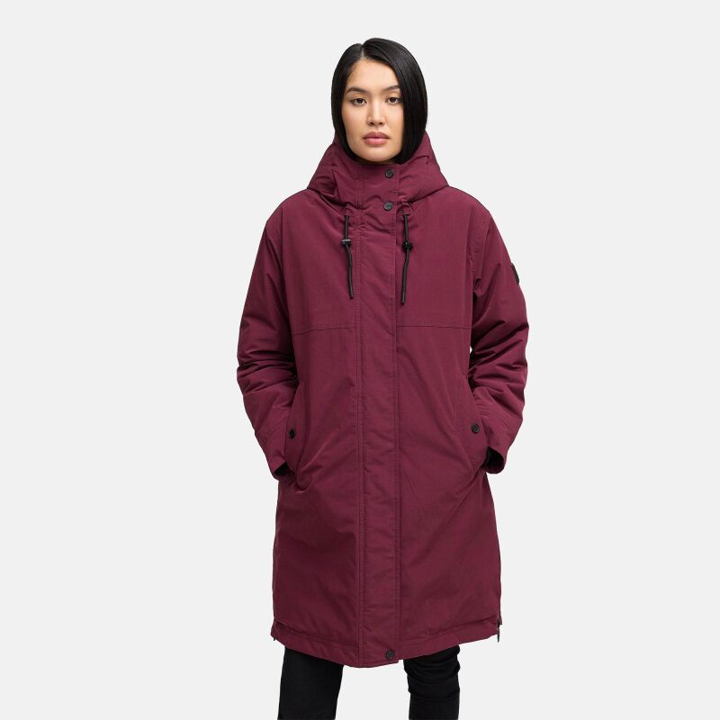 Navahoo Hageltanz Damen Winterjacke Parka Wine-Gr&ouml;&szlig;e XL - Gr. 42