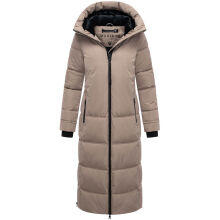 Marikoo Honiaa Damen Winter Steppmantel Parka TaupeGrey-Größe XS - Gr. 34