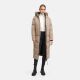 Marikoo Honiaa Damen Winter Steppmantel Parka TaupeGrey-Größe XS - Gr. 34