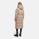 Marikoo Honiaa Damen Winter Steppmantel Parka TaupeGrey-Größe XS - Gr. 34