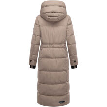 Marikoo Honiaa Damen Winter Steppmantel Parka TaupeGrey-Gr&ouml;&szlig;e L - Gr. 40