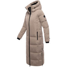 Marikoo Honiaa Damen Winter Steppmantel Parka TaupeGrey-Gr&ouml;&szlig;e XL - Gr. 42