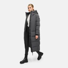 Marikoo Honiaa Damen Winter Steppmantel Parka Anthrazit-Gr&ouml;&szlig;e XS - Gr. 34