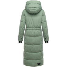 Marikoo Honiaa Damen Winter Steppmantel Parka SmokeyMint-Gr&ouml;&szlig;e L - Gr. 40