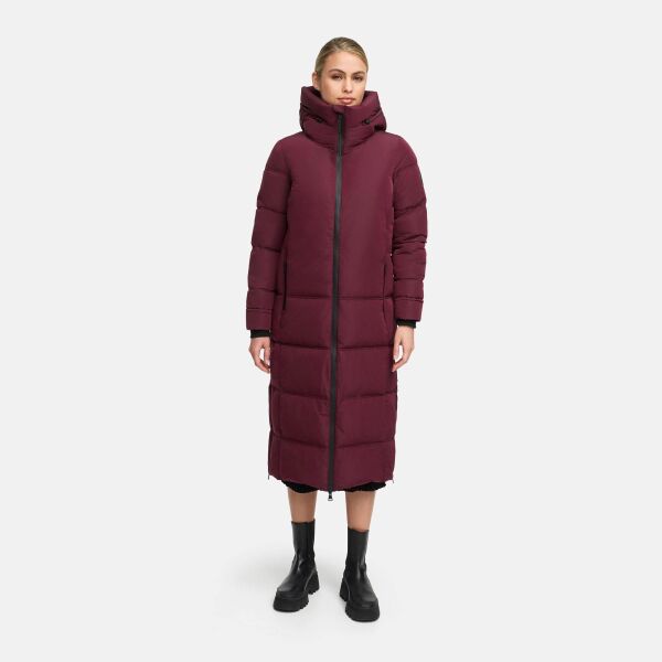 Marikoo Honiaa Damen Winter Steppmantel Parka Wine-Größe M - Gr. 38