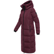 Marikoo Honiaa Damen Winter Steppmantel Parka Wine-Größe M - Gr. 38
