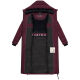 Marikoo Honiaa Damen Winter Steppmantel Parka Wine-Größe M - Gr. 38