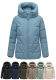 Marikoo Kuschelnasee Damen Herbst Winter Steppjacke