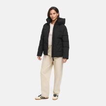 Marikoo Kuschelnasee Damen Herbst Winter Steppjacke Schwarz-Größe S - Gr. 36