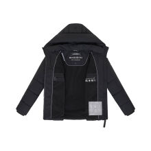 Marikoo Kuschelnasee Damen Herbst Winter Steppjacke Schwarz-Größe S - Gr. 36