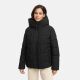 Marikoo Kuschelnasee Damen Herbst Winter Steppjacke Schwarz-Größe S - Gr. 36