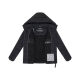 Marikoo Kuschelnasee Damen Herbst Winter Steppjacke Schwarz-Größe S - Gr. 36