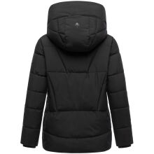 Marikoo Kuschelnasee Damen Herbst Winter Steppjacke Schwarz-Größe XL - Gr. 42