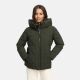Marikoo Kuschelnasee Damen Herbst Winter Steppjacke DarkOlive-Größe XS - Gr. 34