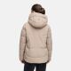 Marikoo Kuschelnasee Damen Herbst Winter Steppjacke TaupeGrey-Größe L - Gr. 40