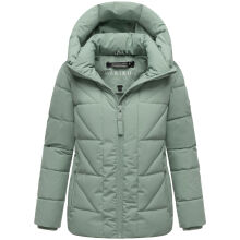 Marikoo Kuschelnasee Damen Herbst Winter Steppjacke SmokeyMint-Gr&ouml;&szlig;e XS - Gr. 34