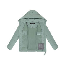 Marikoo Kuschelnasee Damen Herbst Winter Steppjacke SmokeyMint-Gr&ouml;&szlig;e XL - Gr. 42