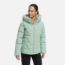 Marikoo Kuschelnasee Damen Herbst Winter Steppjacke SmokeyMint-Gr&ouml;&szlig;e XXL - Gr. 44