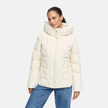 Marikoo Kuschelnasee Damen Herbst Winter Steppjacke Cream-Gr&ouml;&szlig;e L - Gr. 40