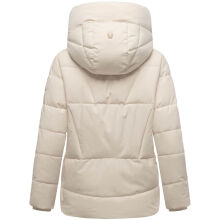 Marikoo Kuschelnasee Damen Herbst Winter Steppjacke Cream-Gr&ouml;&szlig;e XL - Gr. 42