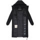 Marikoo Lanitaa Damen Winter Steppmantel Parka Schwarz Größe M - Gr.38