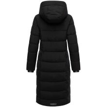 Marikoo Lanitaa Damen Winter Steppmantel Parka Schwarz Größe XXXL - Gr.46