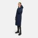 Marikoo Lanitaa Damen Winter Steppmantel Parka Navy Größe XS - Gr.34