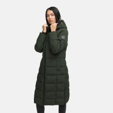 Marikoo Lanitaa Damen Winter Steppmantel Parka DarkOlive Größe XS - Gr.34