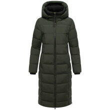 Marikoo Lanitaa Damen Winter Steppmantel Parka DarkOlive Größe XS - Gr.34