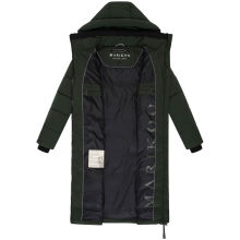 Marikoo Lanitaa Damen Winter Steppmantel Parka DarkOlive Größe XS - Gr.34