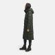 Marikoo Lanitaa Damen Winter Steppmantel Parka DarkOlive Größe XS - Gr.34