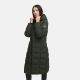 Marikoo Lanitaa Damen Winter Steppmantel Parka DarkOlive Größe XS - Gr.34