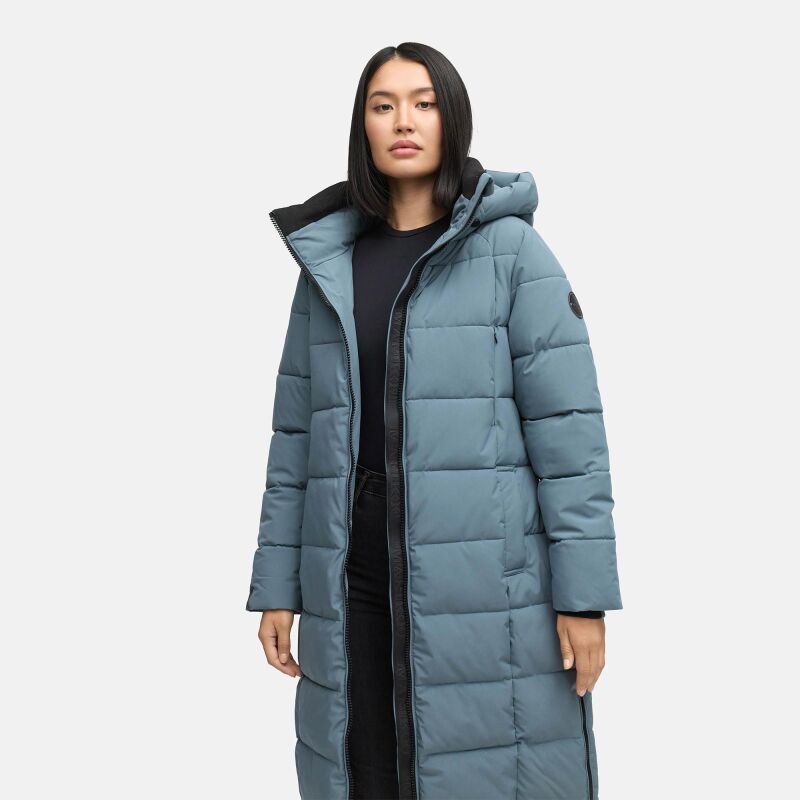 Marikoo Lanitaa Damen Winter Steppmantel Parka StormyBlue Gr&ouml;&szlig;e M - Gr.38